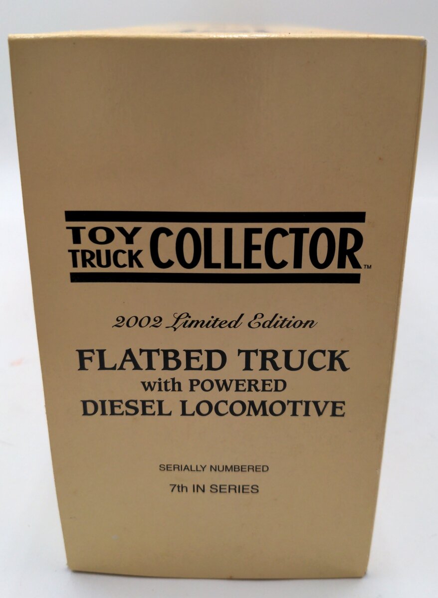 Taylor Made Trucks 2002 O Flatbed Truck W/Diesel Locomotive Limited Edition 2002 EX/Box