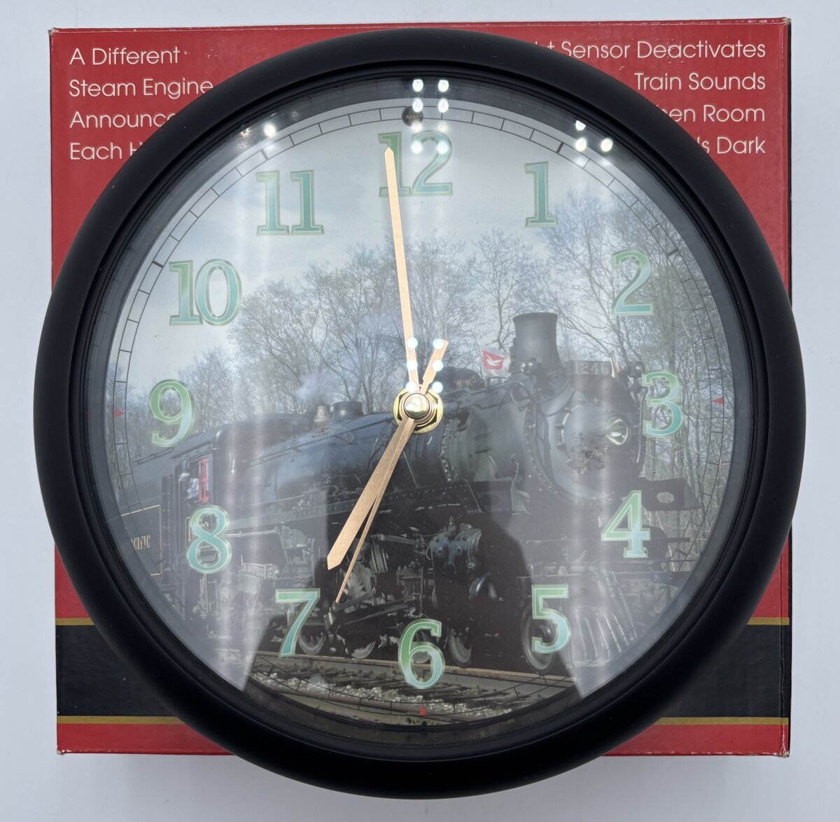 Locomotive Legends DLB-6521 8" Wall Clock EX/Box