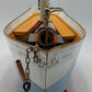 Custom Built Vintage Metal Live Steam Action Boat VG