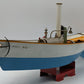 Custom Built Vintage Metal Live Steam Action Boat VG