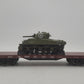MTH O Gauge New York Central Flat Car w/ Army Tank #481565 EX