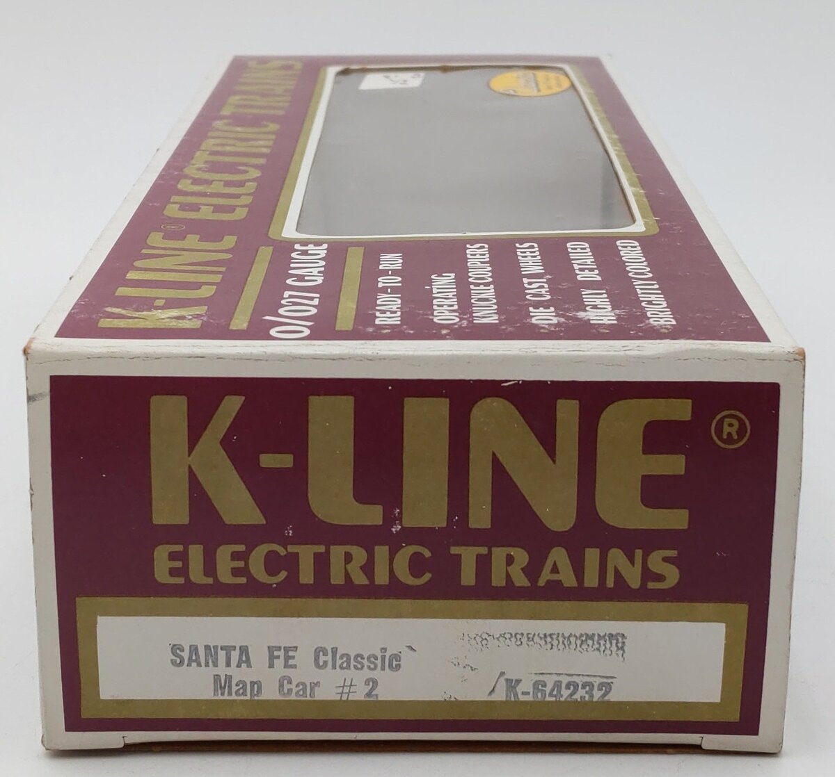 K-Line K-64232 O Gauge Santa Fe "El Capitan" Classic Map Car #64232 EX/Box