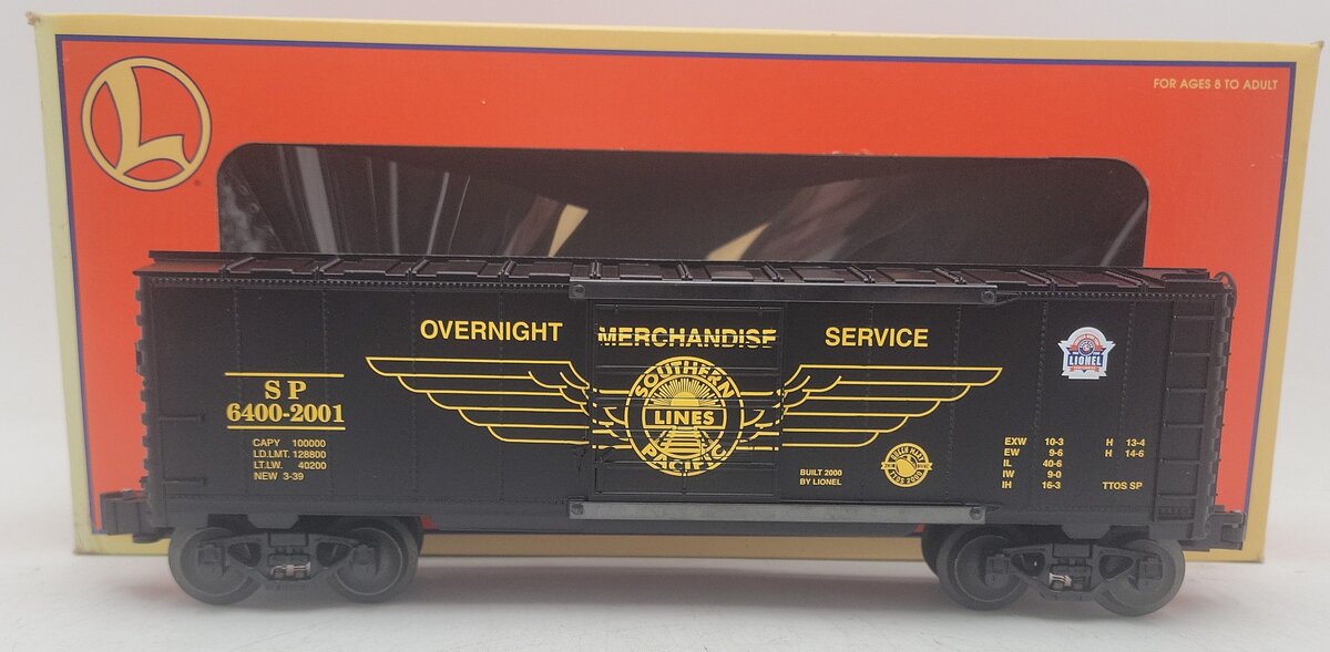Lionel 6-52201 O Gauge SP TTOS Box Car EX/Box