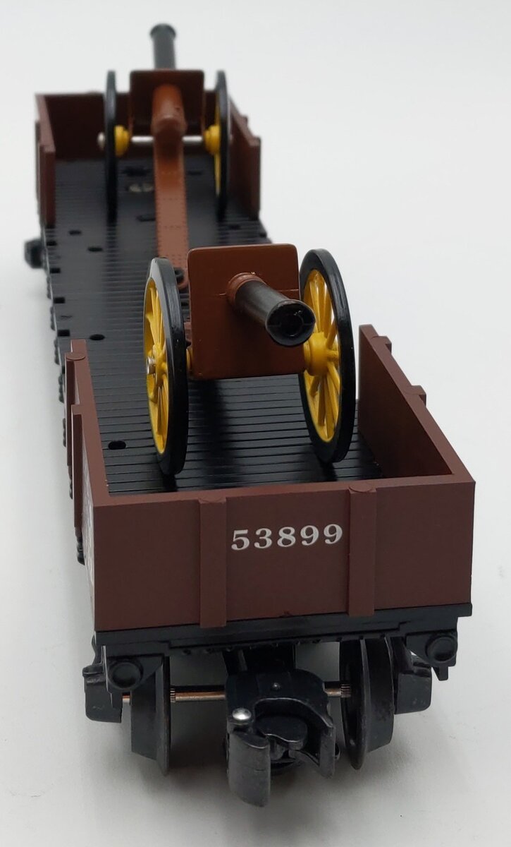 K-Line K661-1752 O Gauge NYC&HRR Flatcar w/Cannons LN/Box