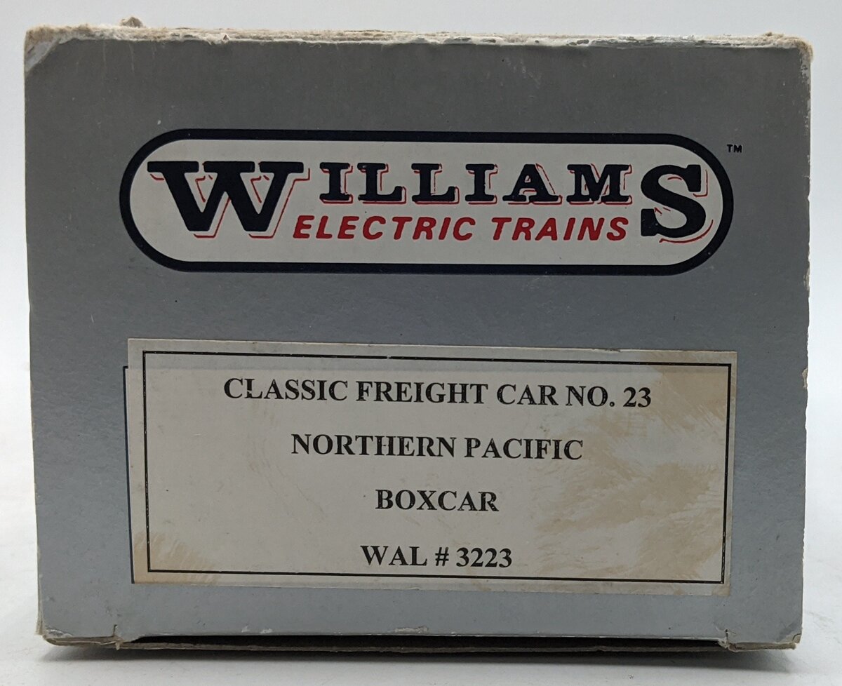 Williams 3223 O Gauge No.23 Northern Pacific Box Car LN/Box