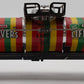 Lionel 6-9278 O Gauge Lifesavers Chrome Plated Single Dome Tank Car EX