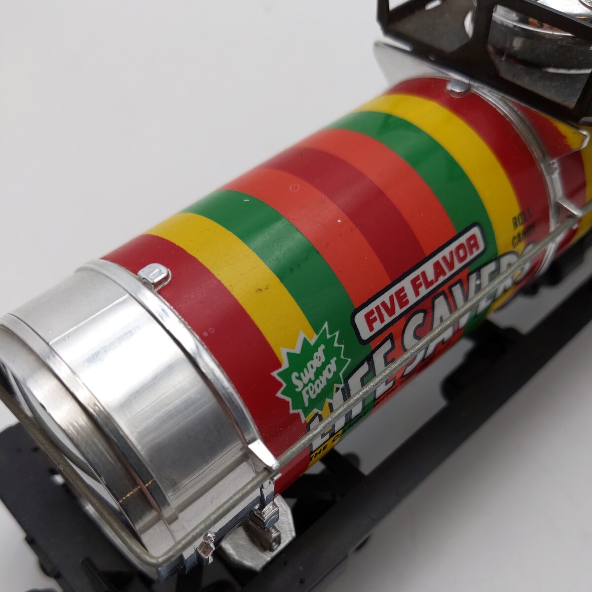 Lionel 6-9278 O Gauge Lifesavers Chrome Plated Single Dome Tank Car EX