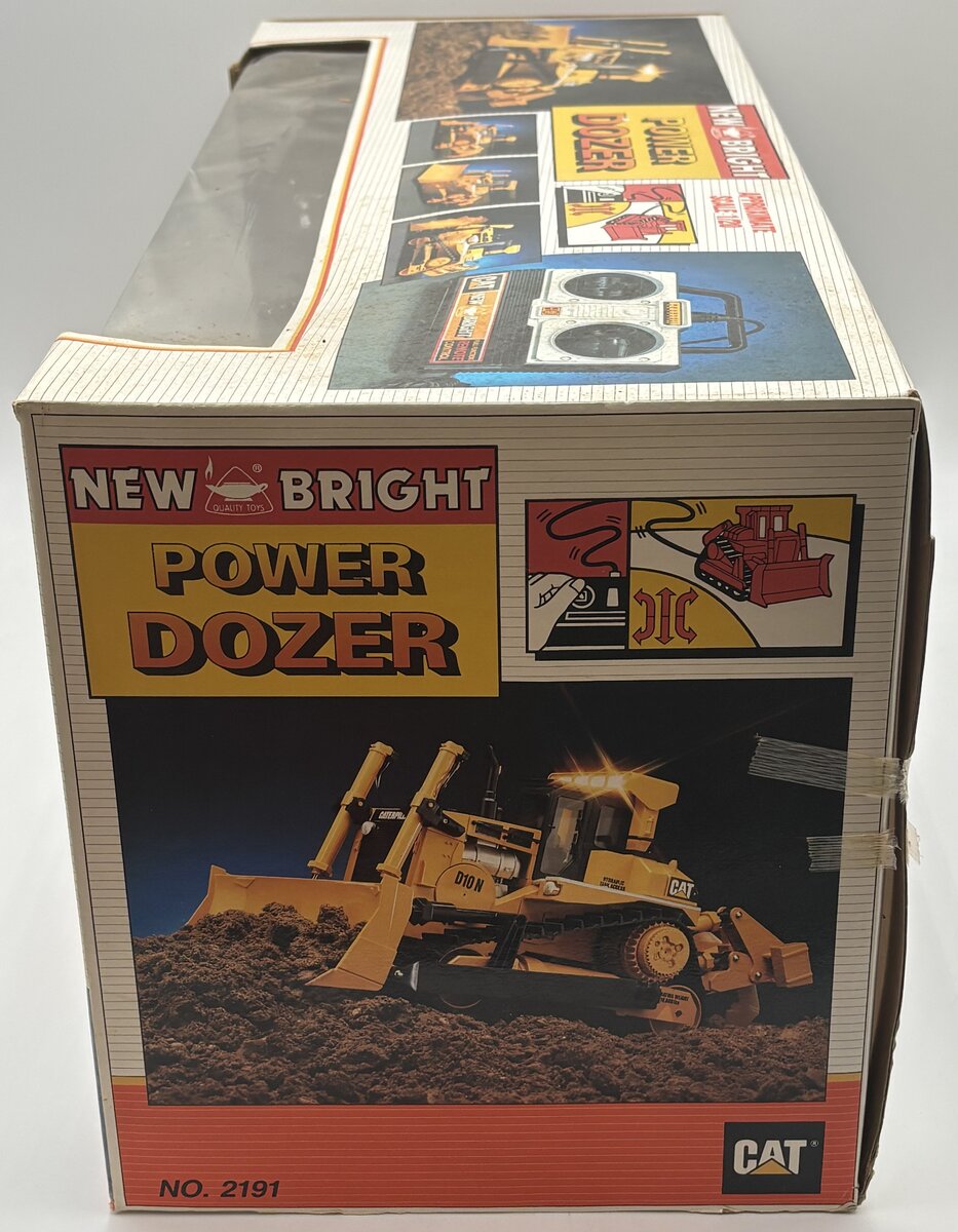 New Bright 2191 1:20 Scale Caterpilalr D10 N Power Dozer EX/Box