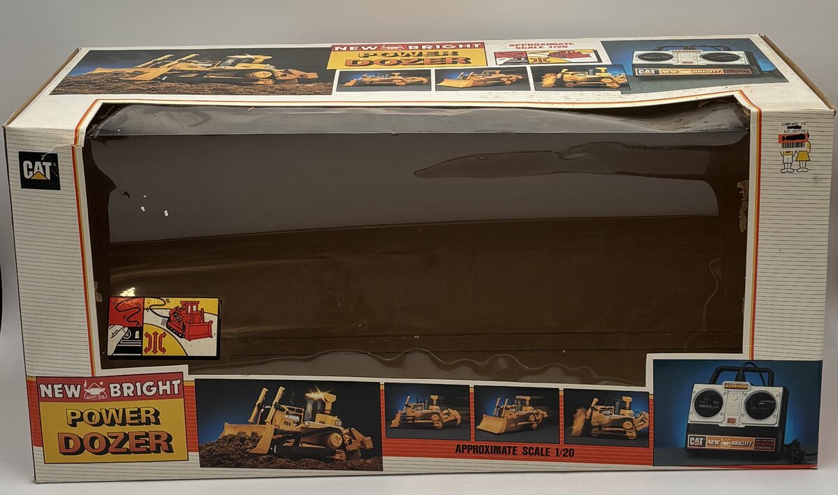 New Bright 2191 1:20 Scale Caterpilalr D10 N Power Dozer EX/Box
