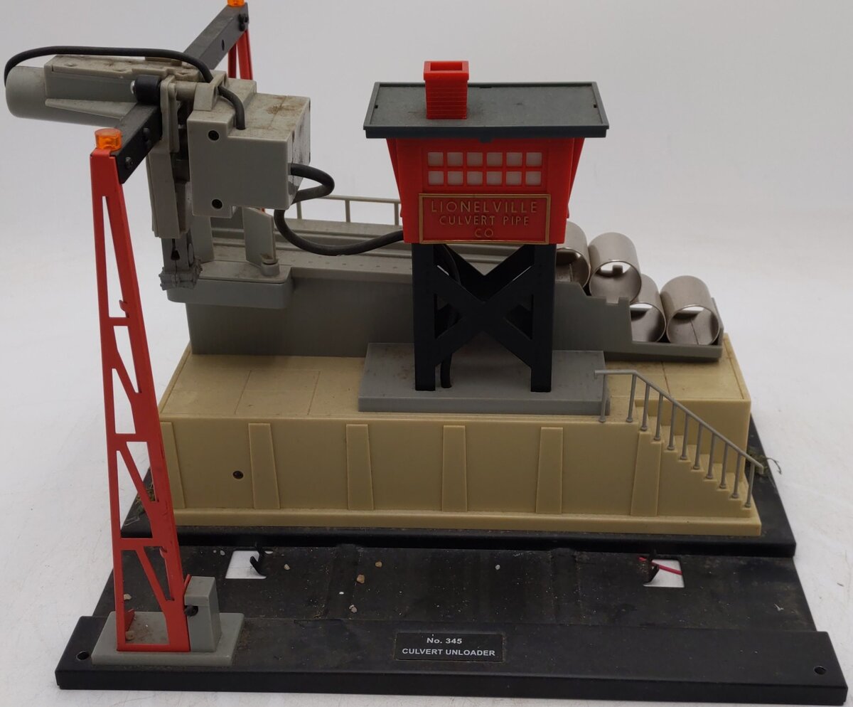 Lionel 6-37952 O Culvert Unloader #345 VG