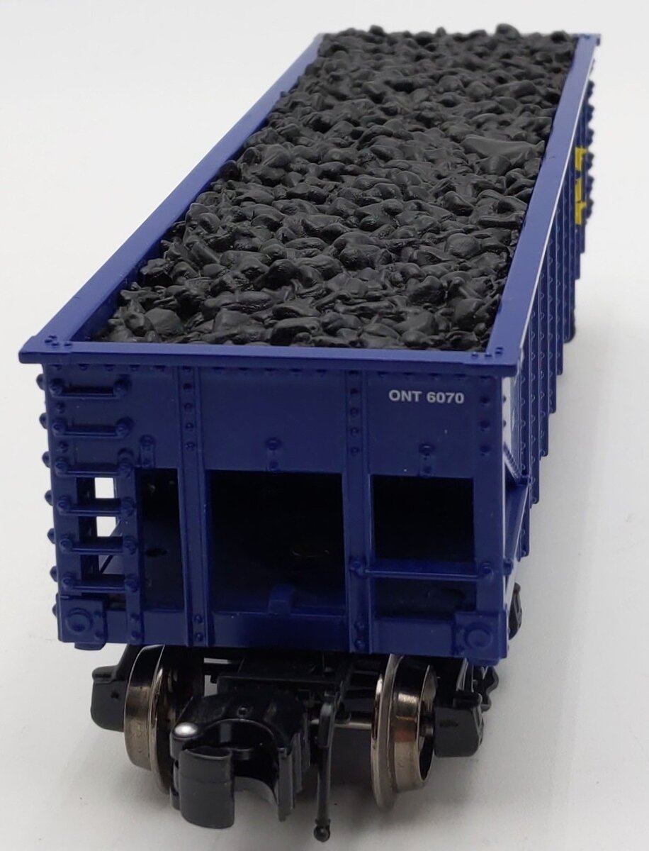 K-Line 6-21637 "O" Ontario Northland Open-Top Ribbed Hopper w/Coal Load #6070 LN/Box