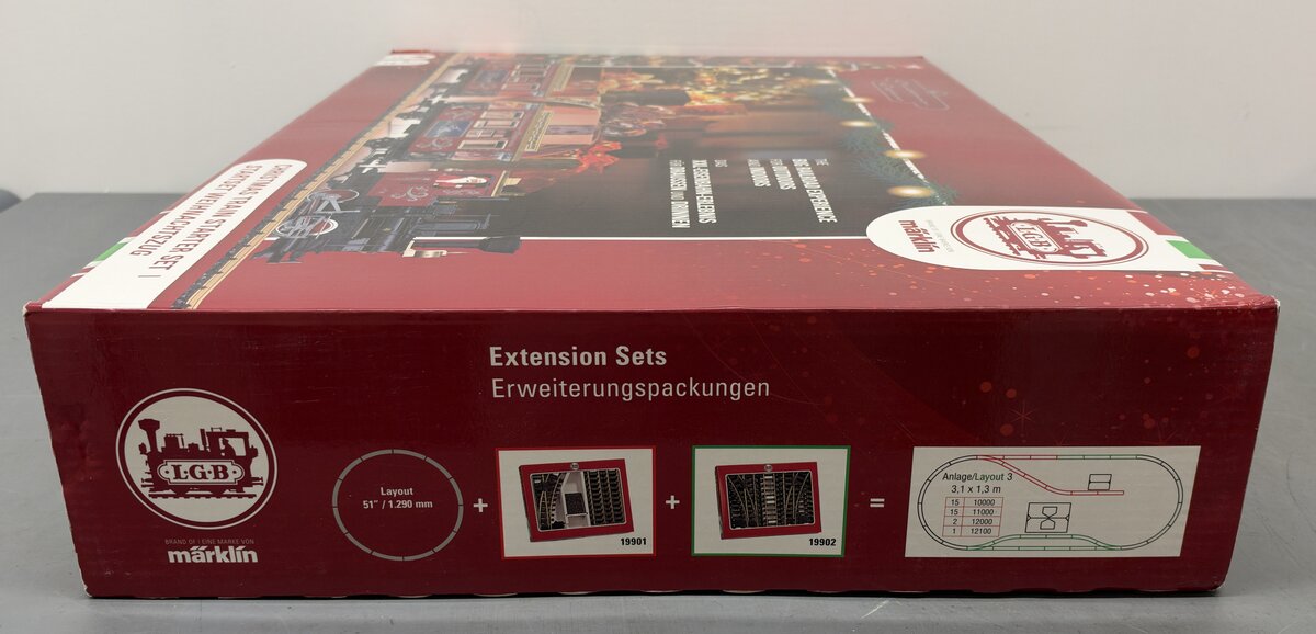 LGB 72308 Christmas Train G Scale Steam Freight Starter Set EX/Box