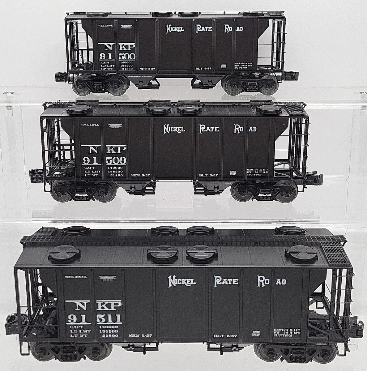 Lionel 6-27034 O NKP PS-2 3-Car Hopper Set EX