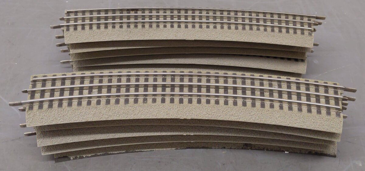 Lionel 6-12041 O Gauge FasTrack O72 Full Curve Track (10) EX