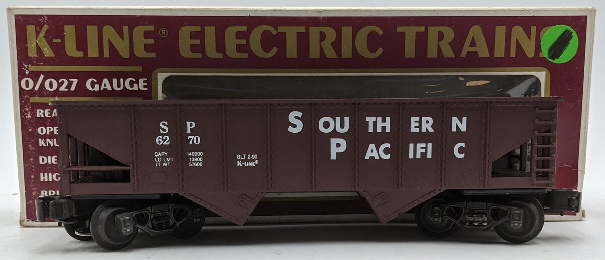 K-Line K6270 O Gauge Southern Pacific Classic 2-Bay Hopper VG/Box