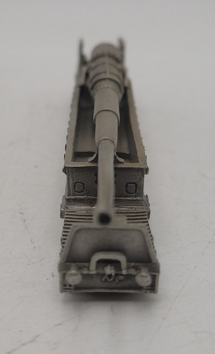 Franklin Mint Pewter "Anzio Annie" German WWII Railway Gun Car EX
