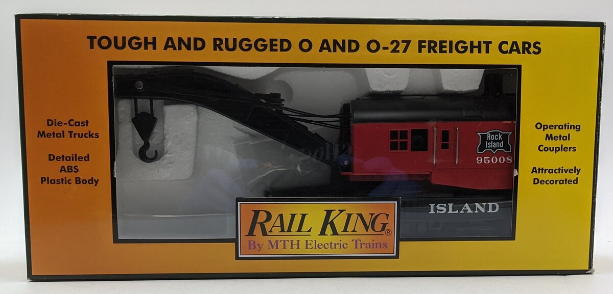 MTH 30-79553 O Rock Island American Crane NIB