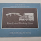 Franklin Mint Pewter Penn Central Wrecking Crane EX