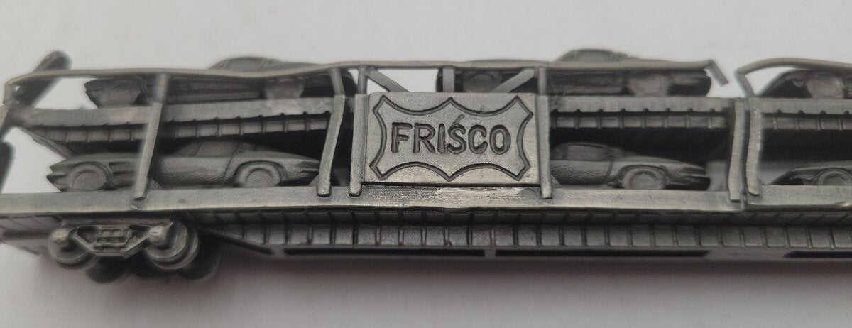 Franklin Mint Pewter Frisco Car Carrier EX