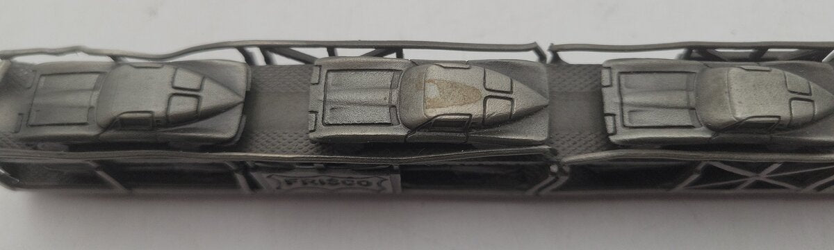 Franklin Mint Pewter Frisco Car Carrier EX