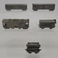 Franklin Mint Assorted Pewter Freight Cars [5] EX