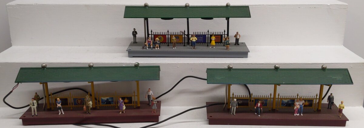 Lionel O Gauge Assorted Train Station Platform Layout Buildings [3] VG