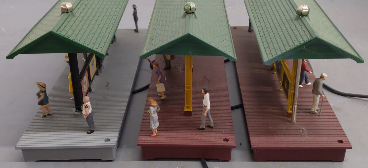 Lionel O Gauge Assorted Train Station Platform Layout Buildings [3] VG