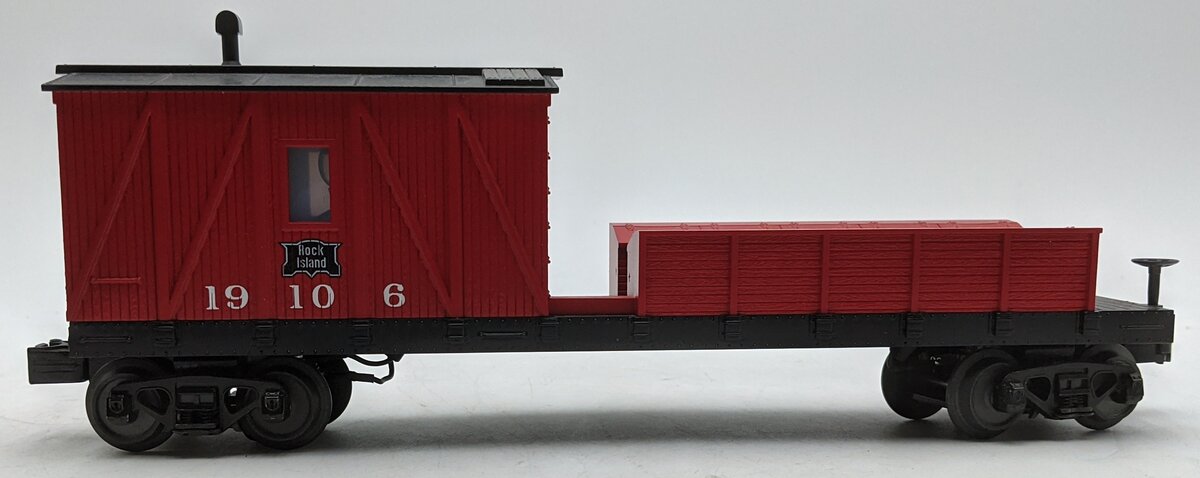 MTH 30-79557 O Rock Island Crane Tender Car  LN/Box