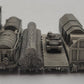 Franklin Mint Assorted Pewter Freight Cars [6] EX