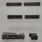 Franklin Mint Assorted Pewter Freight Cars [6] EX