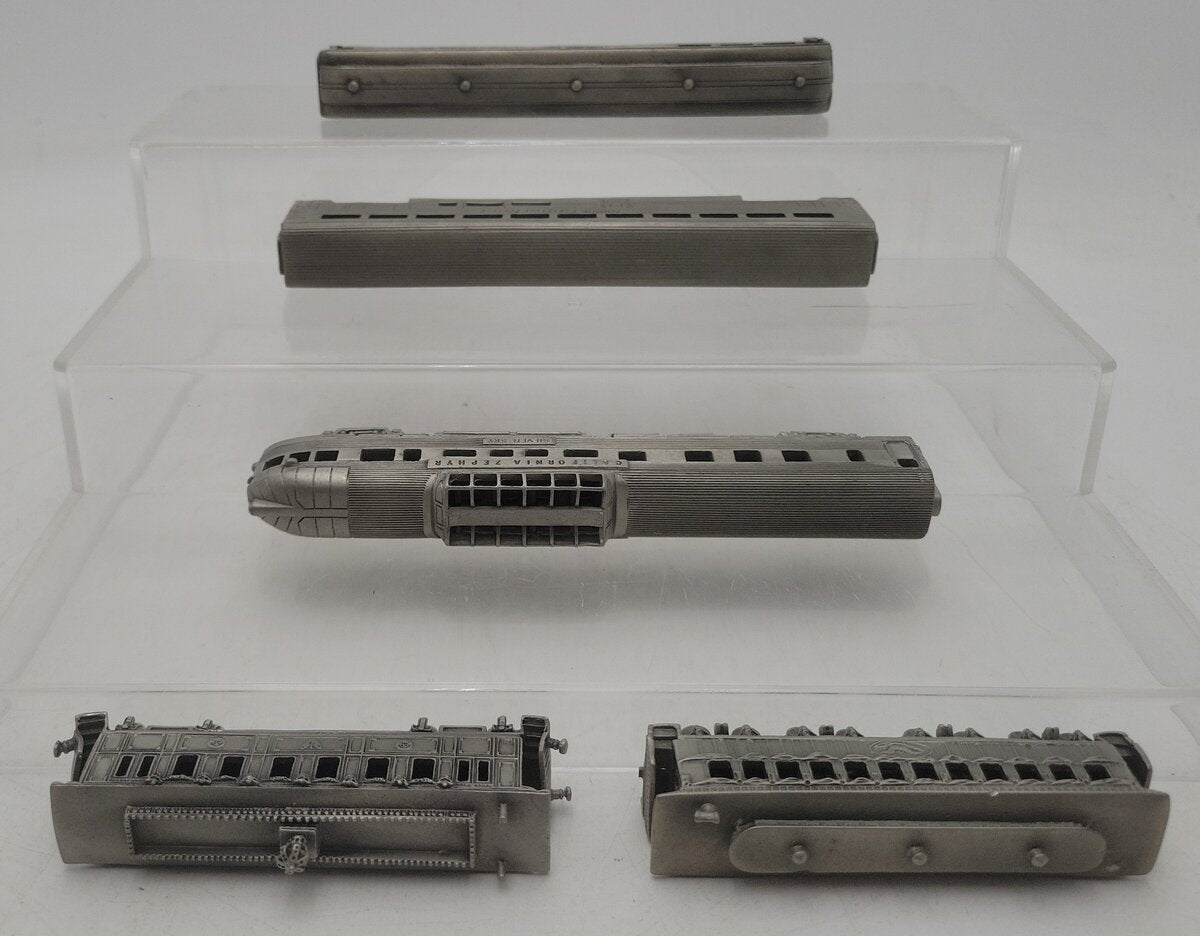 Franklin Mint Assorted Pewter Passenger Cars [5] EX