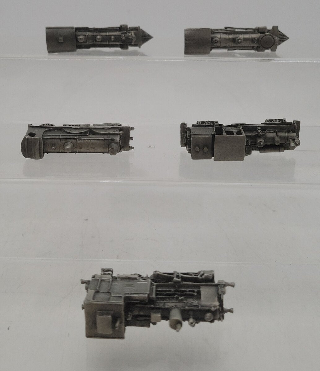 Franklin Mint Assorted Pewter Steam Locomotives [5] EX