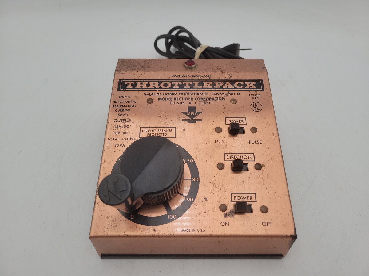 MRC 501 HO Scale Throttlepack Train Control VG