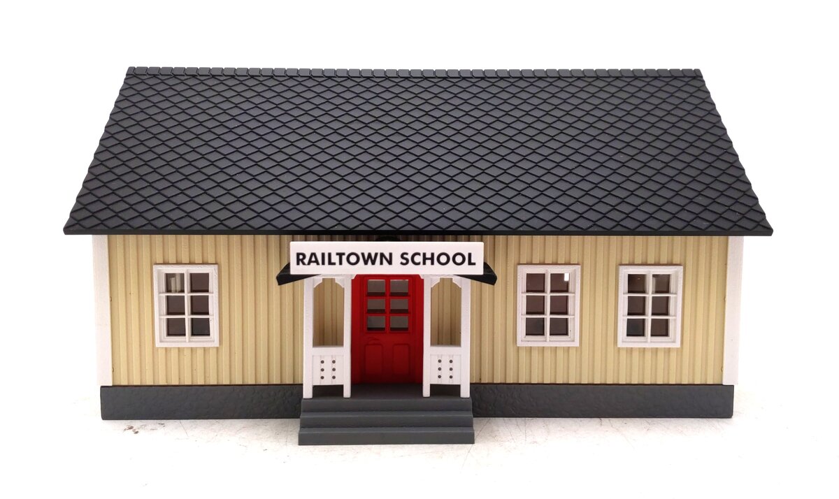 MTH 30-90031 O Scale Railtown School Schoolhouse Building LN