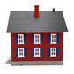 MTH 30-90247 O Gauge Row House (Red with Blue Shutters) LN