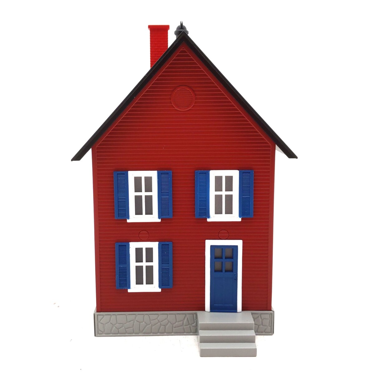 MTH 30-90247 O Gauge Row House (Red with Blue Shutters) LN