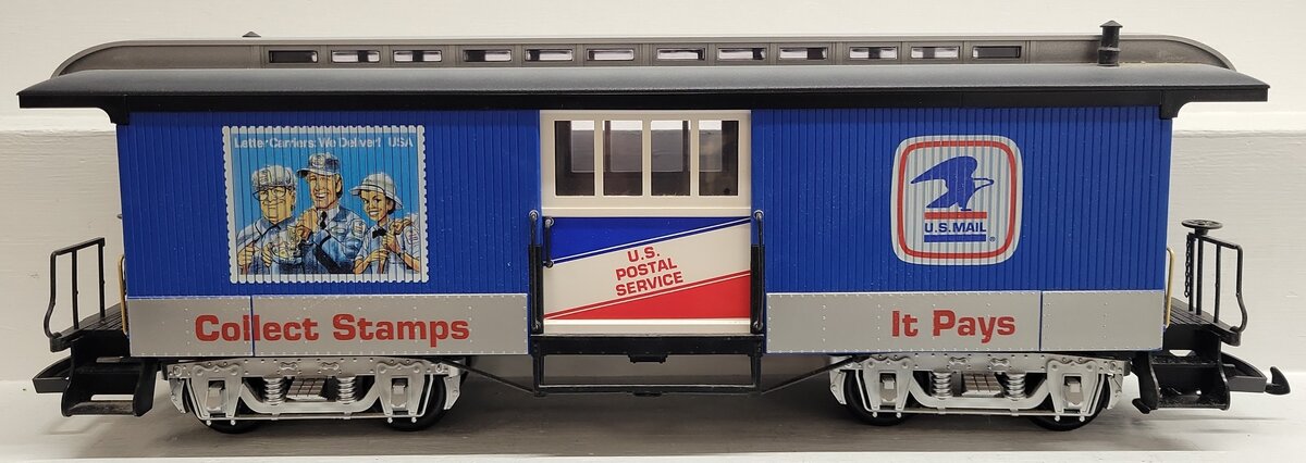 LGB 31840 G Scale U.S. Mail "Collect Stamps It Pays" Baggage Car EX/Box