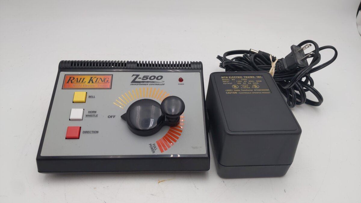 MTH Railking Z-500 Transformer Controller With Z-500 Power Unit/ Transformer EX
