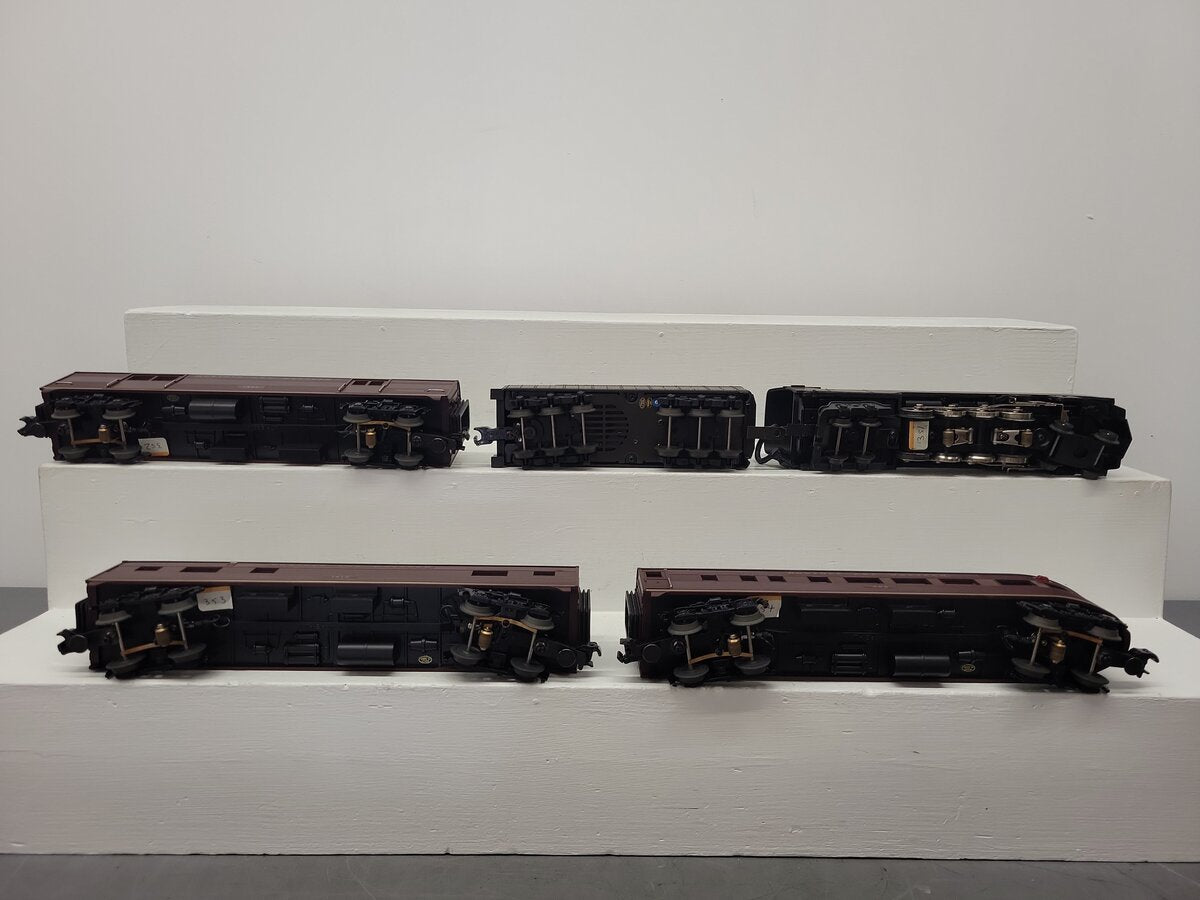 MTH 30-4036-1 O Gauge N&W 4-8-4 J Bantam Steam Passenger Train Set w/PS2 #612 EX/Box