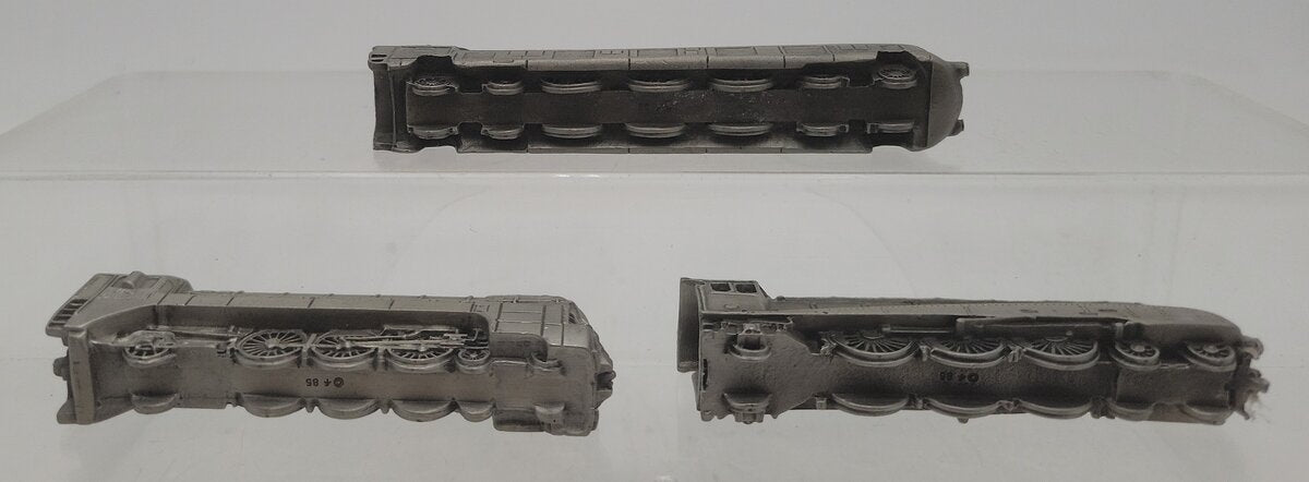 Franklin Mint Assorted Pewter Steam Locomotives [3] EX