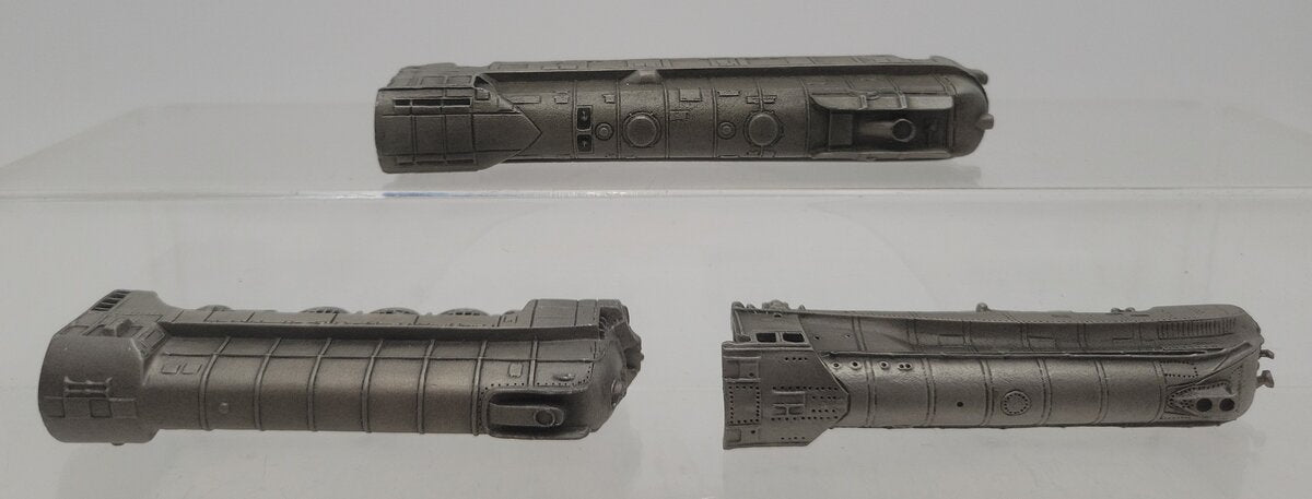 Franklin Mint Assorted Pewter Steam Locomotives [3] EX