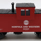 MTH 20-9103 O Gauge Norfolk and Western Extended Vision Caboose #562624 EX