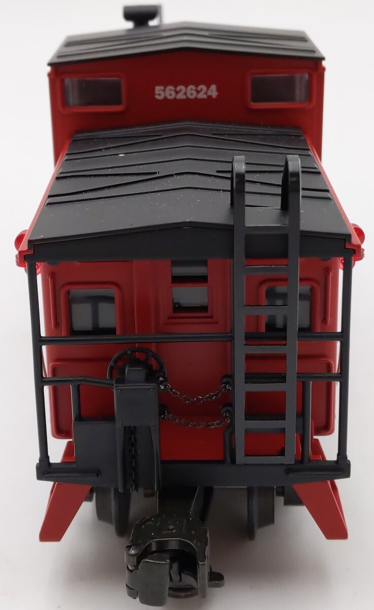 MTH 20-9103 O Gauge Norfolk and Western Extended Vision Caboose #562624 EX