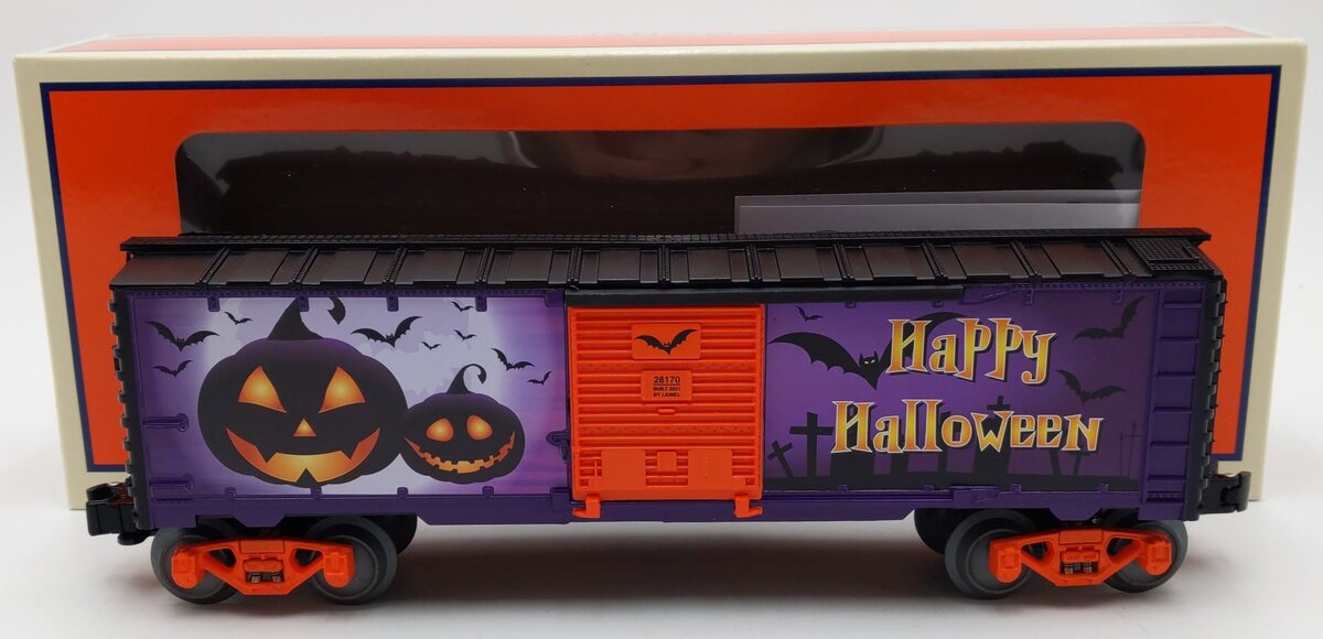 Lionel 2128170 O Gauge Halloween Sound Box Car LN/Box