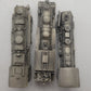 Franklin Mint Assorted Pewter Steam Locomotives [3] VG