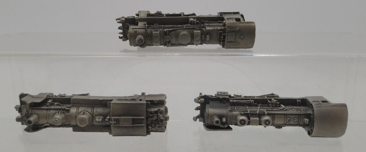 Franklin Mint Assorted Pewter Steam Locomotives [3] VG