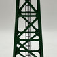 Lionel 395 Vintage O 4 Light Green Metal Floodlight Tower EX/Box