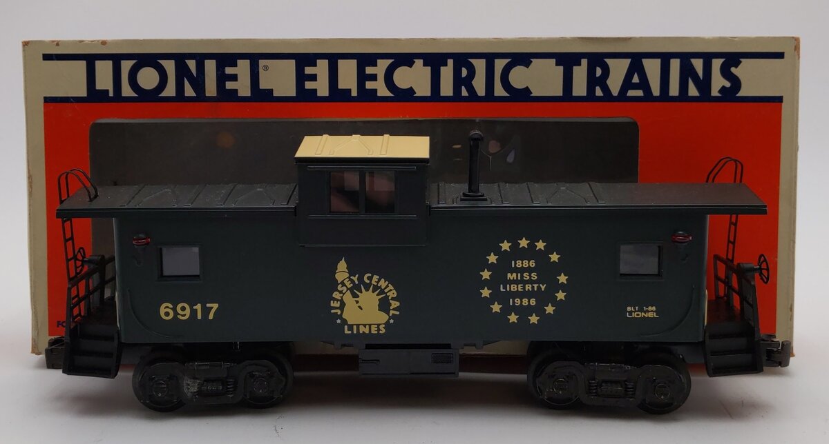 Lionel 6-6917 O Gauge Jersey Central Extended Vision Caboose LN/Box