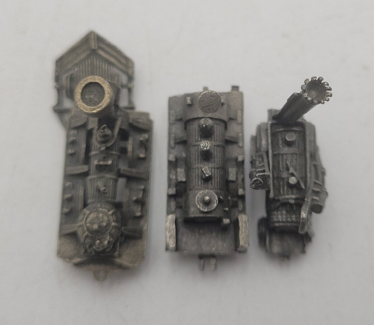 Franklin Mint Assorted Pewter Steam Locomotives [3] VG