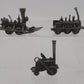 Franklin Mint Assorted Pewter Steam Locomotives [3] VG
